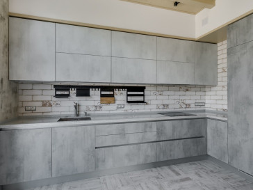 Кухня без ручек Лофт 3